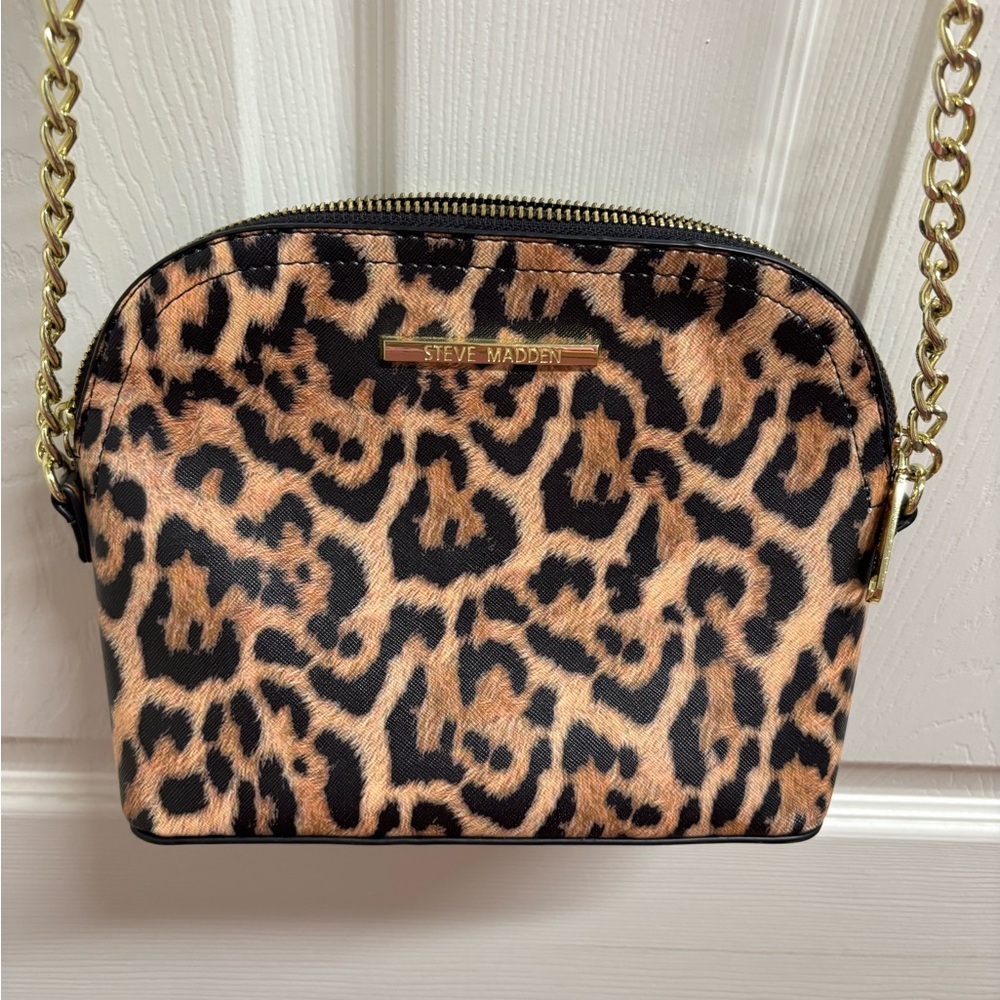 Steve Madden Leopard Print Crossbody Bag